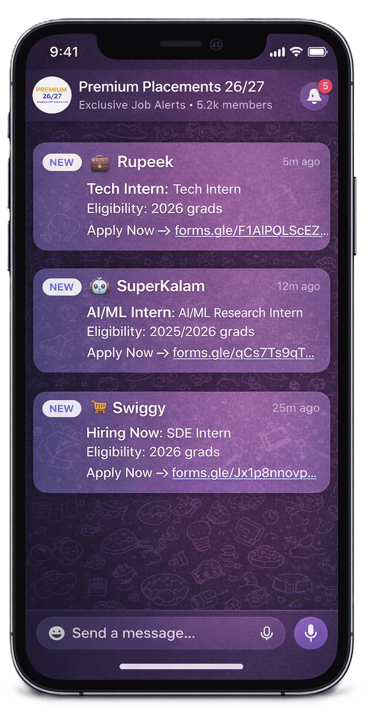 OppSync Premium Telegram Channel Mockup